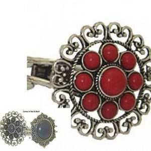 Bangle cuff semi precious stone bracelet choice NW